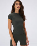 Ultimate Short Sleeve Top - Dark Olive
