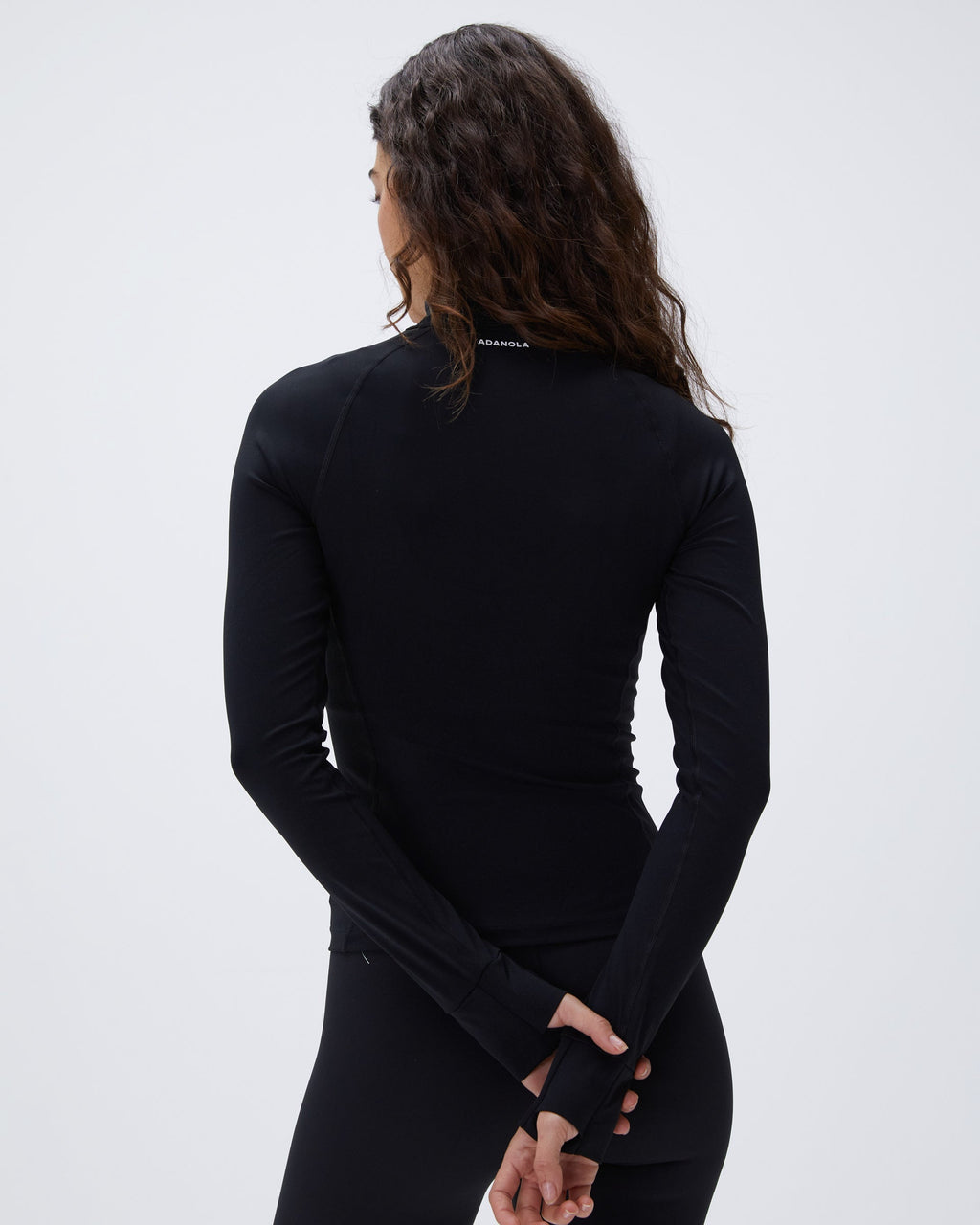Ultimate Long Sleeve Quarter Zip Top - Black
