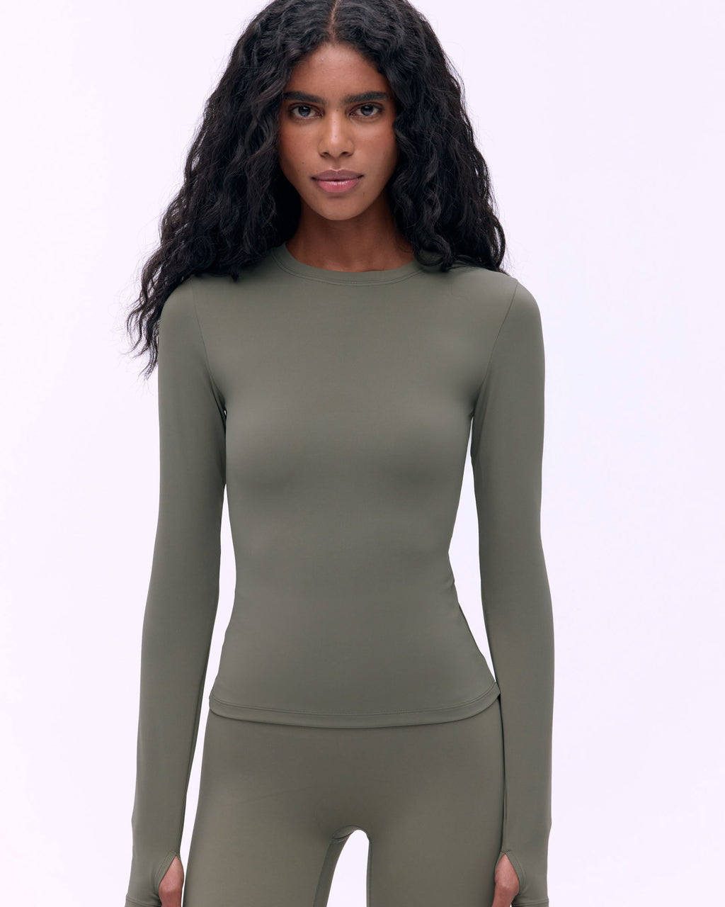 Ultimate Long Sleeve Top - Olive Green