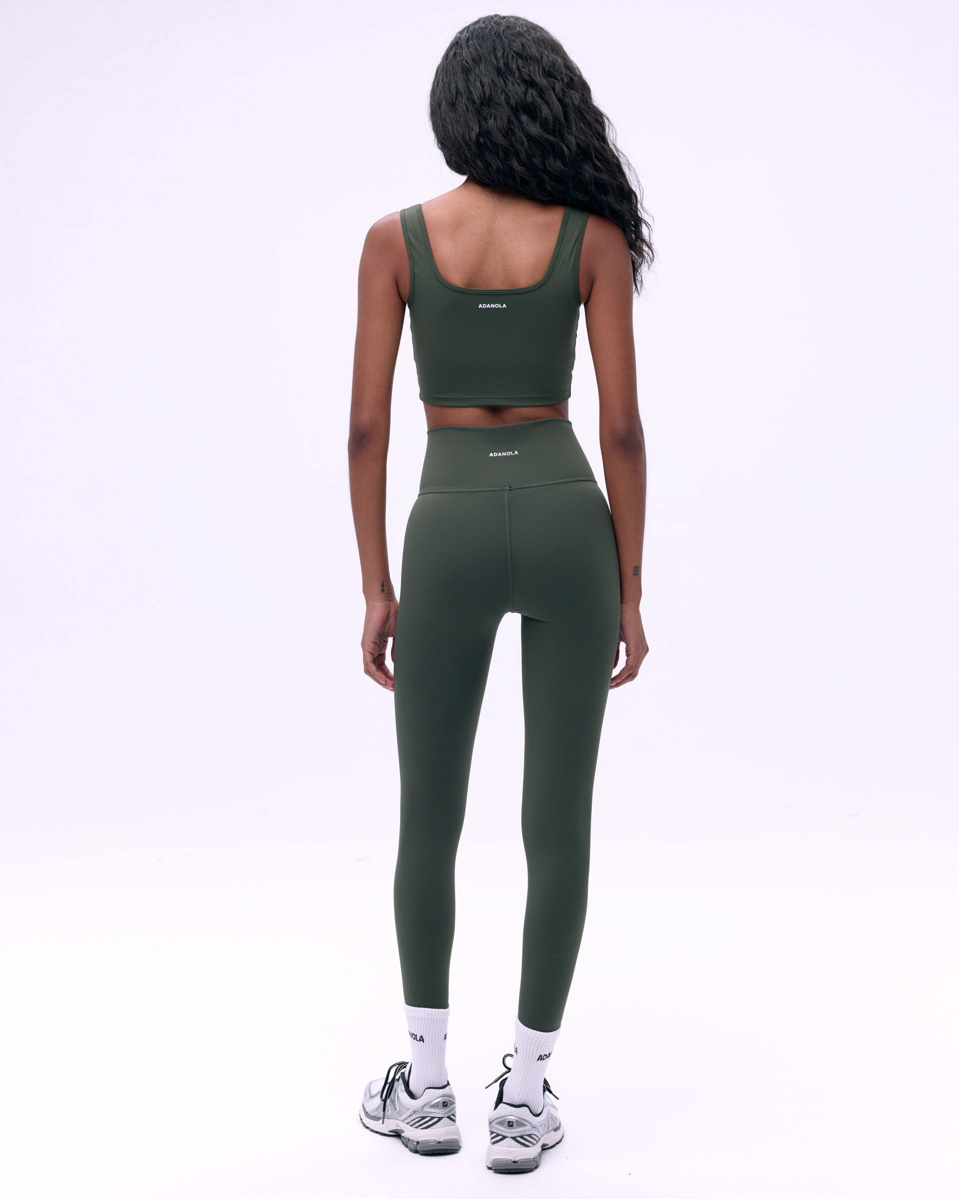 Ultimate Wrap Over Leggings - Dark Olive