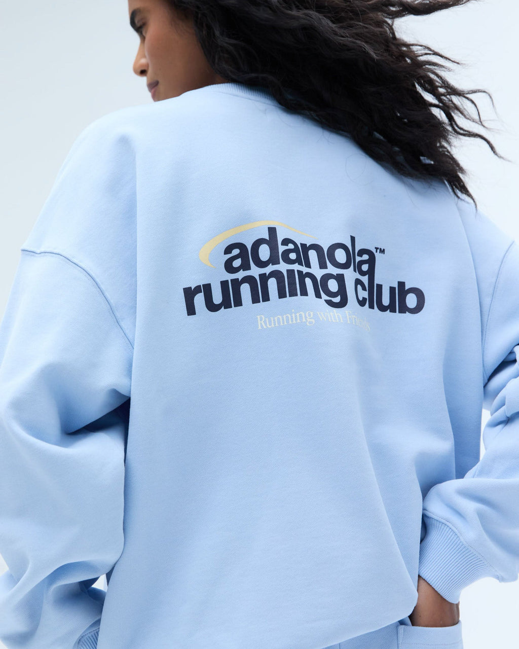 Adanola Running Oversized Sweatshirt - Powder Blue