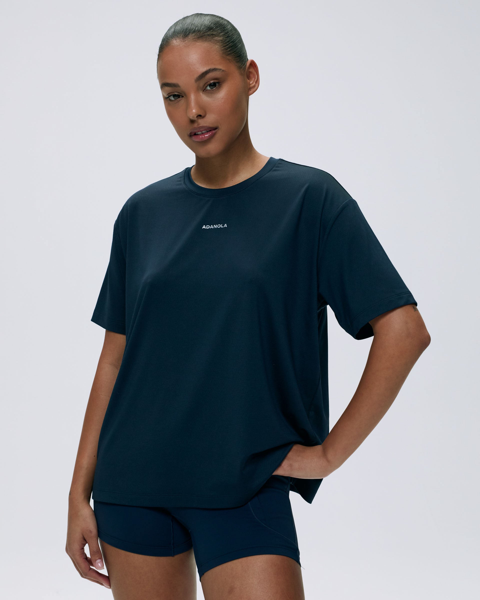 Mesh Active T-Shirt - Navy Blue