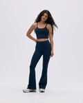 Flared Yoga Pant - Navy Blue