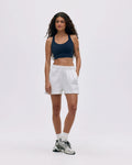 Branded Sweat Shorts - Light Grey Melange