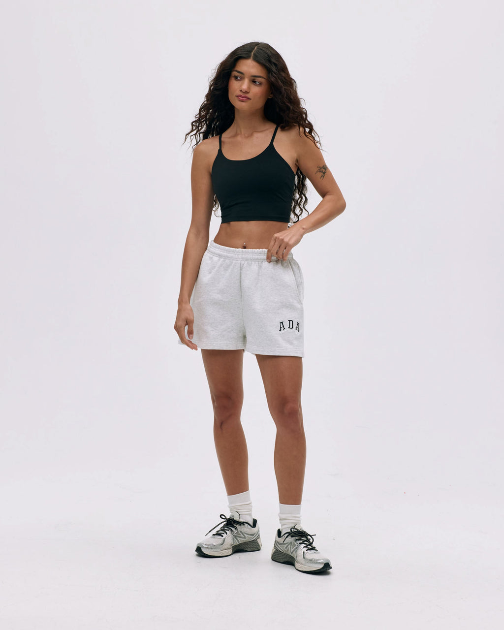 ADA Sweat Shorts - Light Grey Melange