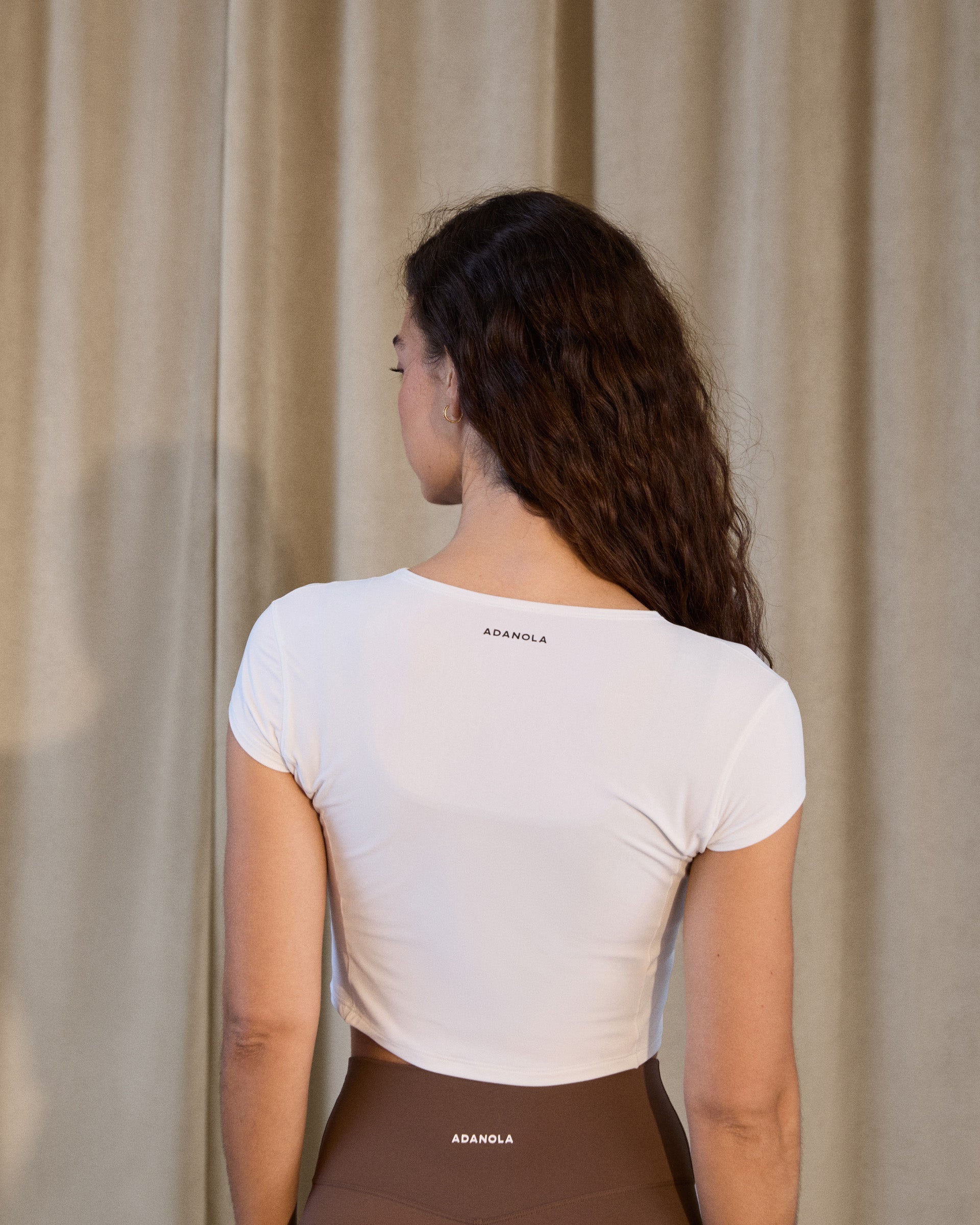 Soft Touch Cap Sleeve Top - White