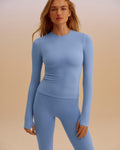 Ultimate Long Sleeve Top - Ice Blue