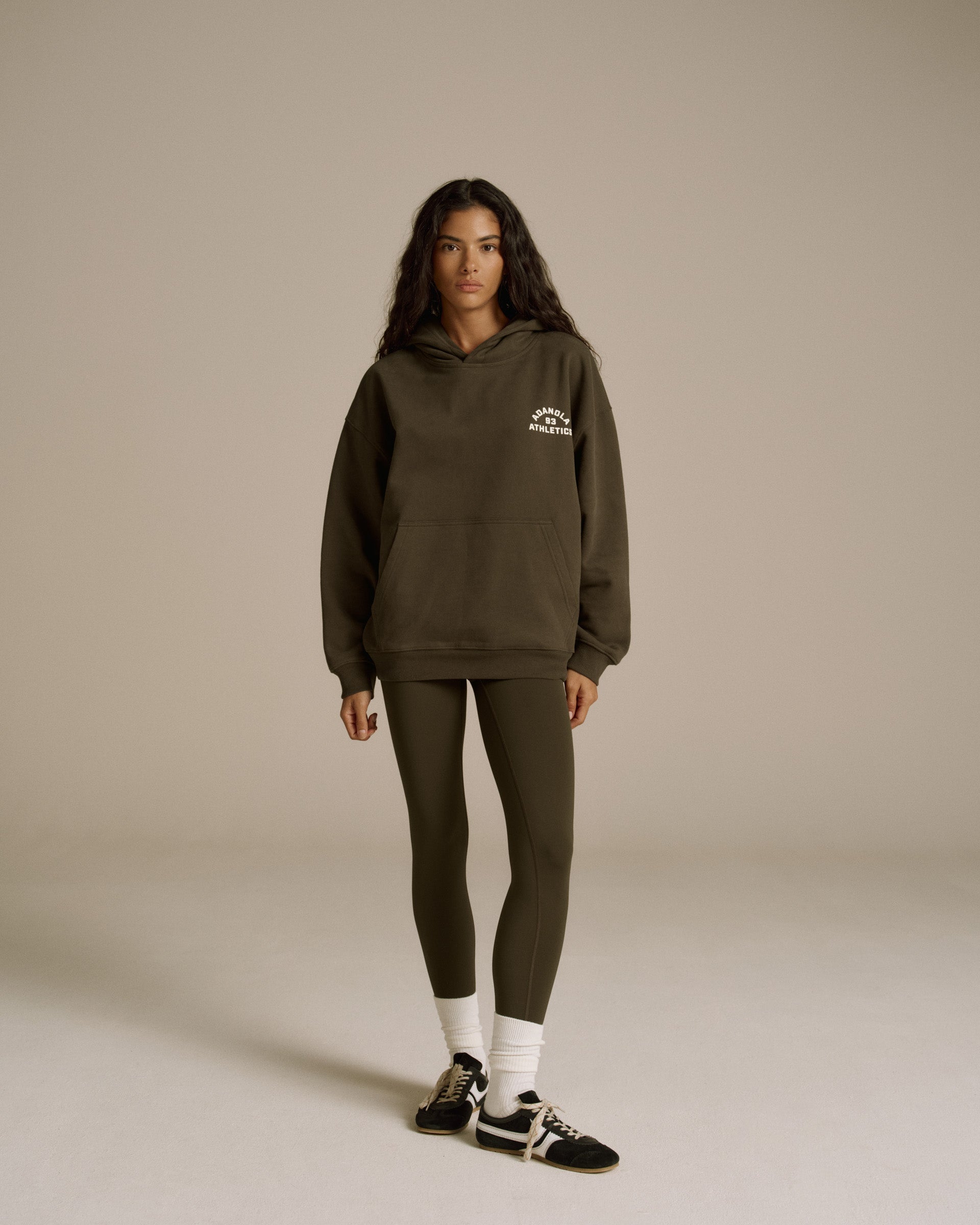 Campus Oversized Hoodie - Fern Green
