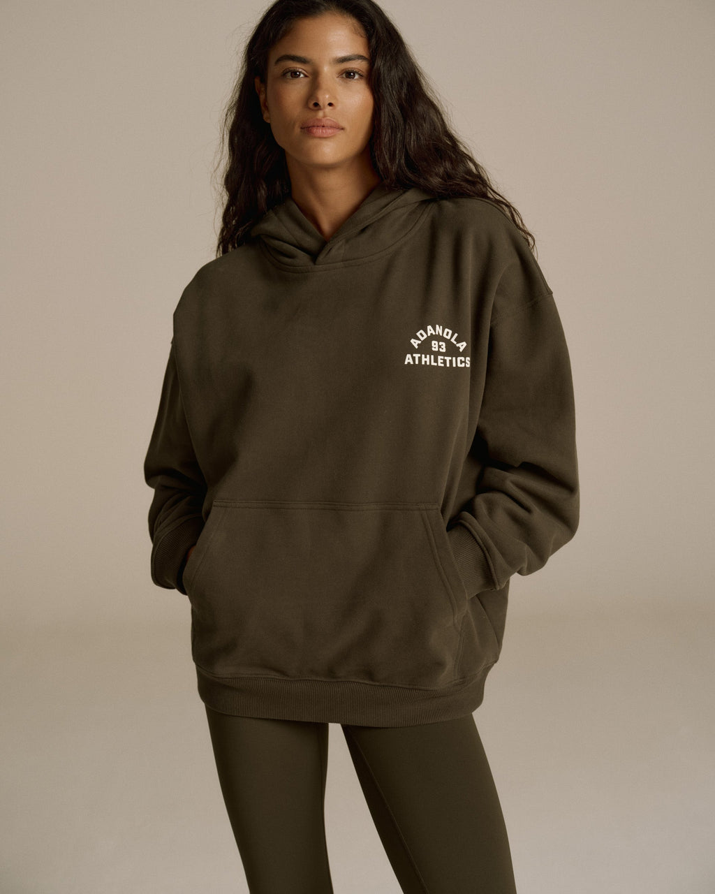 Campus Oversized Hoodie - Fern Green