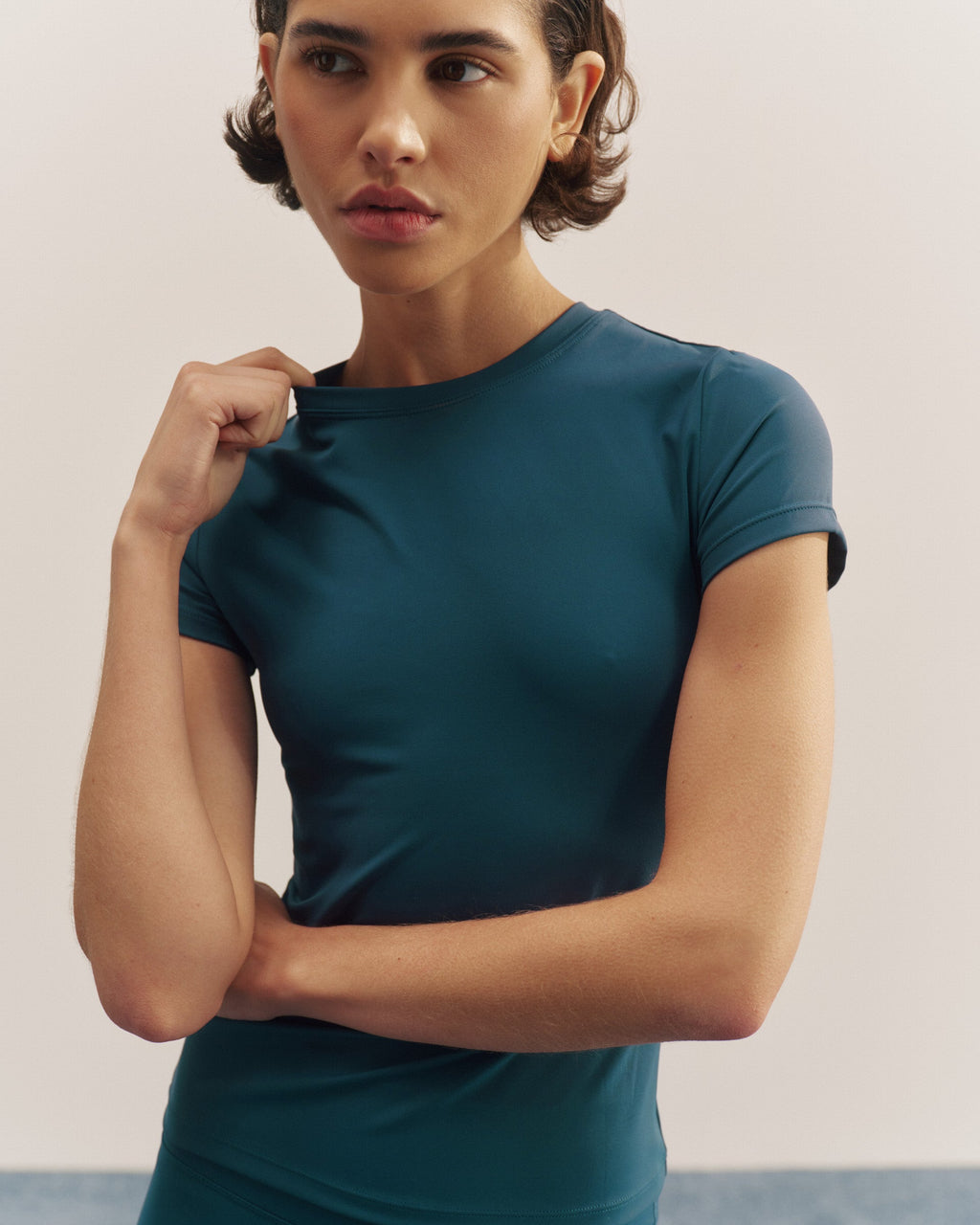 Ultimate Short Sleeve Top - Teal Blue