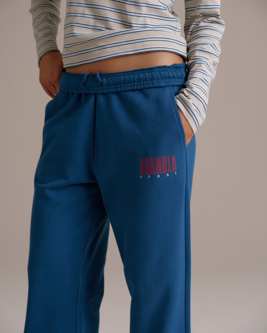 Sport Horizon Straight Leg Sweatpants - Washed College Blue