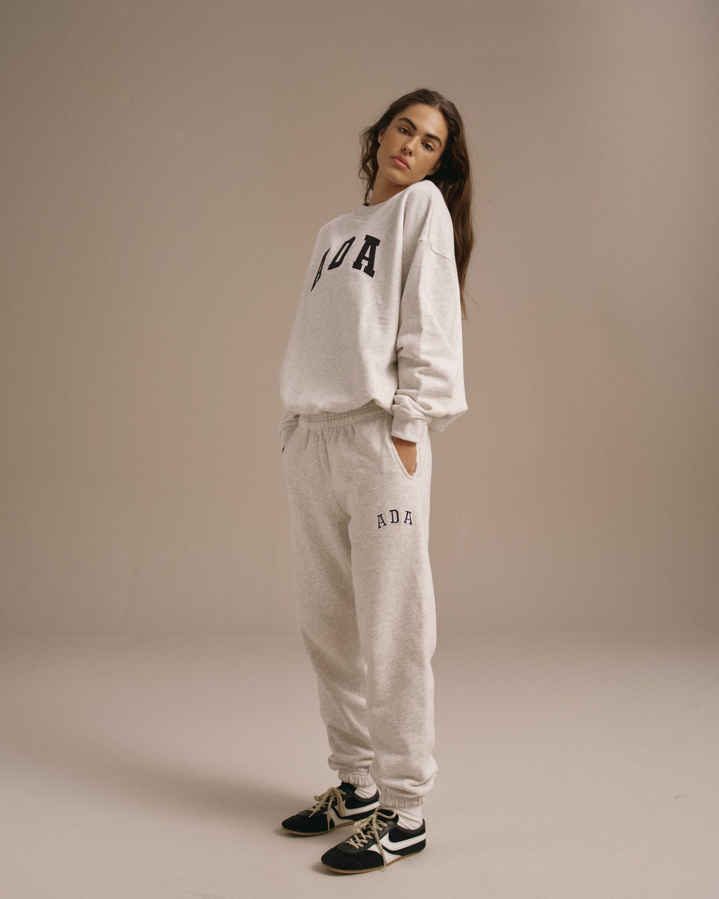 ADA Sweatpants - Light Grey Melange