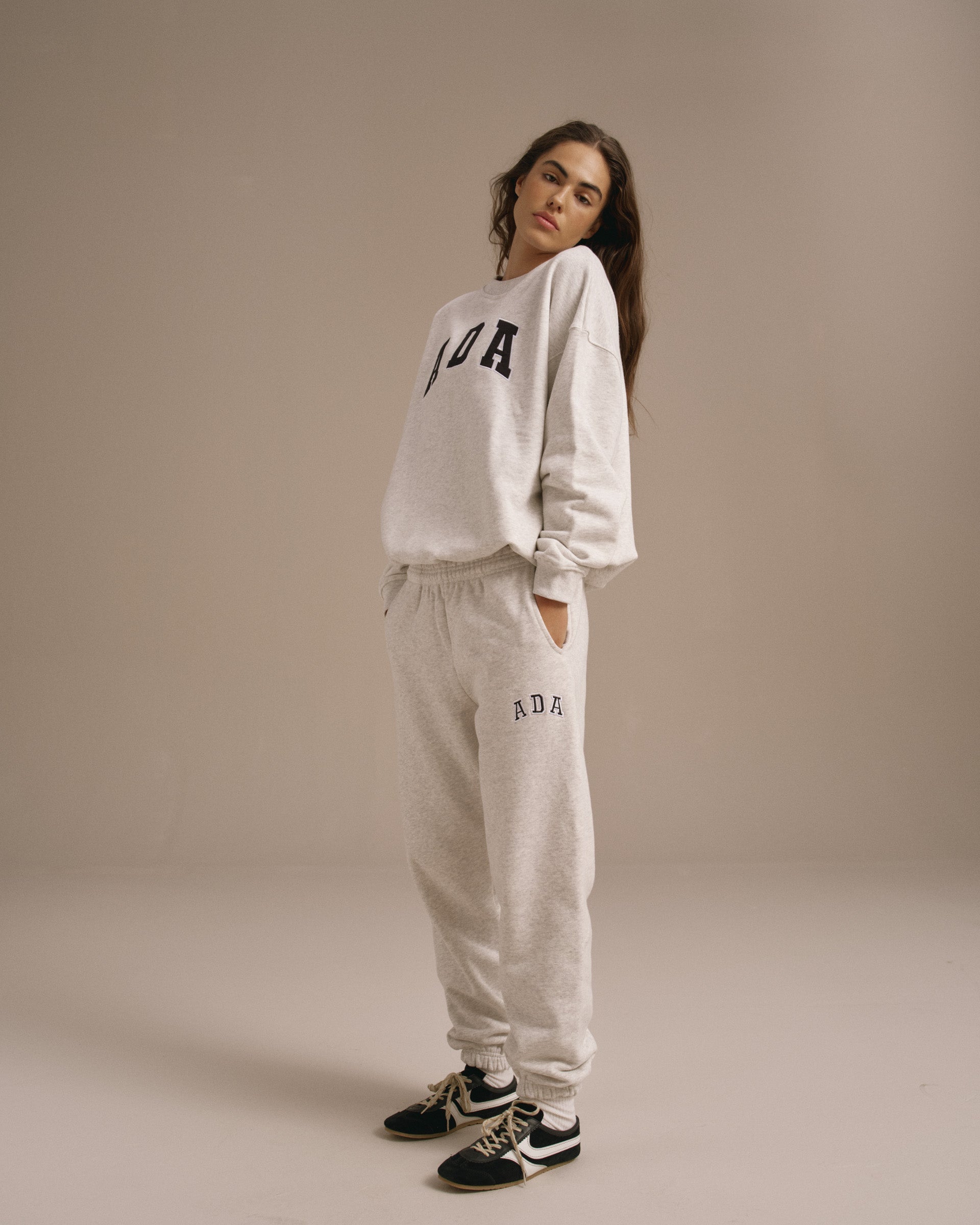 ADA Sweatpants - Light Grey Melange