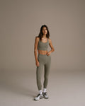Ultimate Wrap Over Leggings - Olive Green