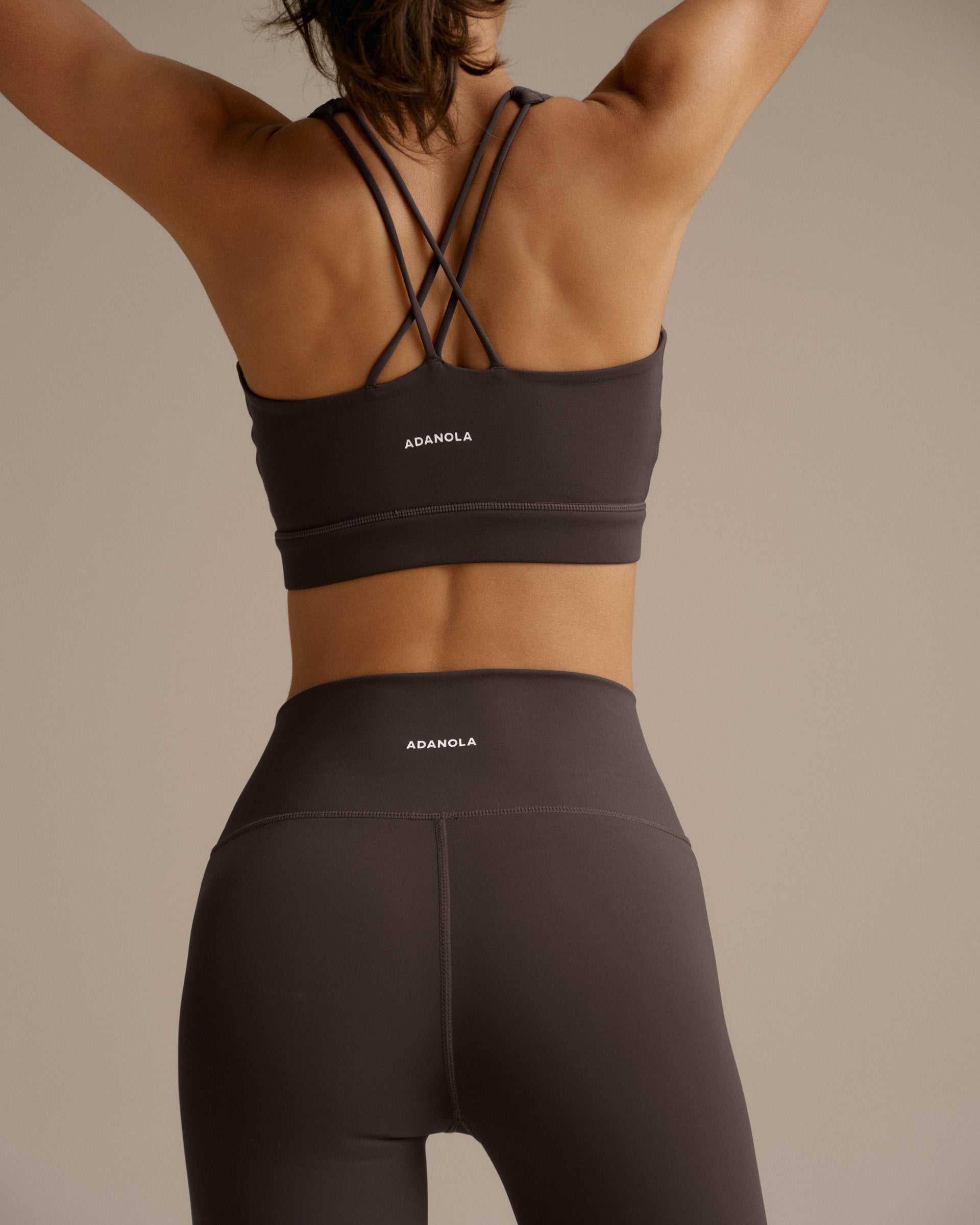 Ultimate Wrap Over Leggings - Coffee Bean