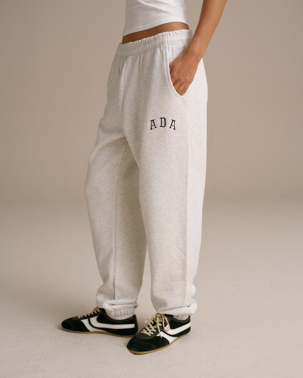 ADA Sweatpants - Light Grey Melange