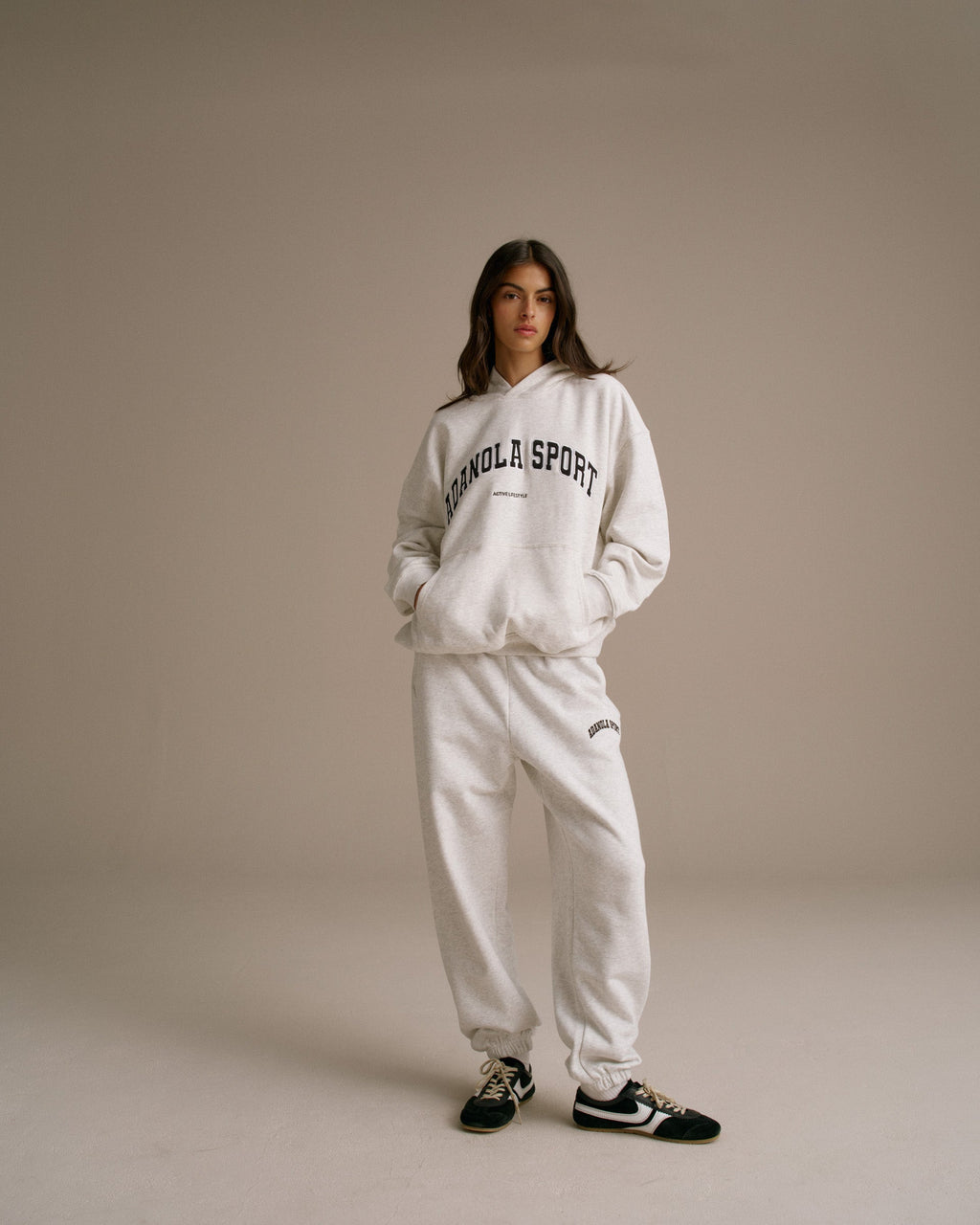AS Sweatpants - Light Grey Melange