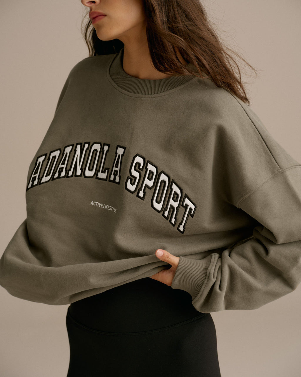 AS Oversized Sweatshirt - Olive Green