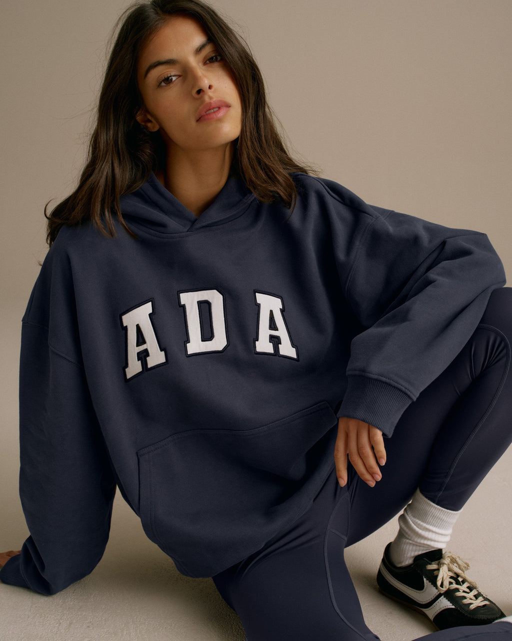 ADA Oversized Hoodie - Midnight Blue
