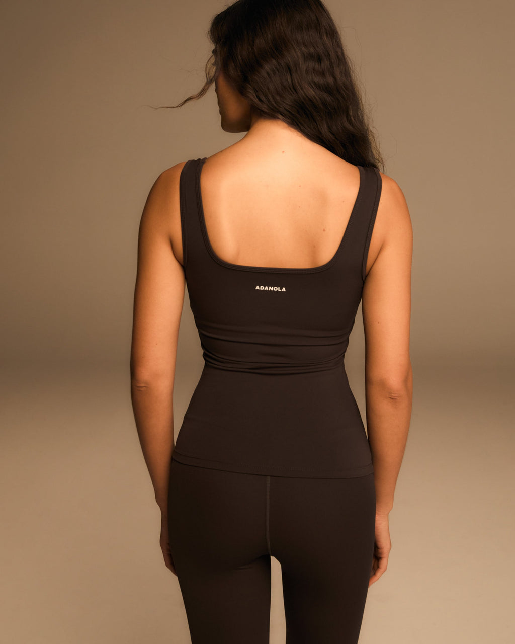 Ultimate Square Neck Top - Coffee Bean