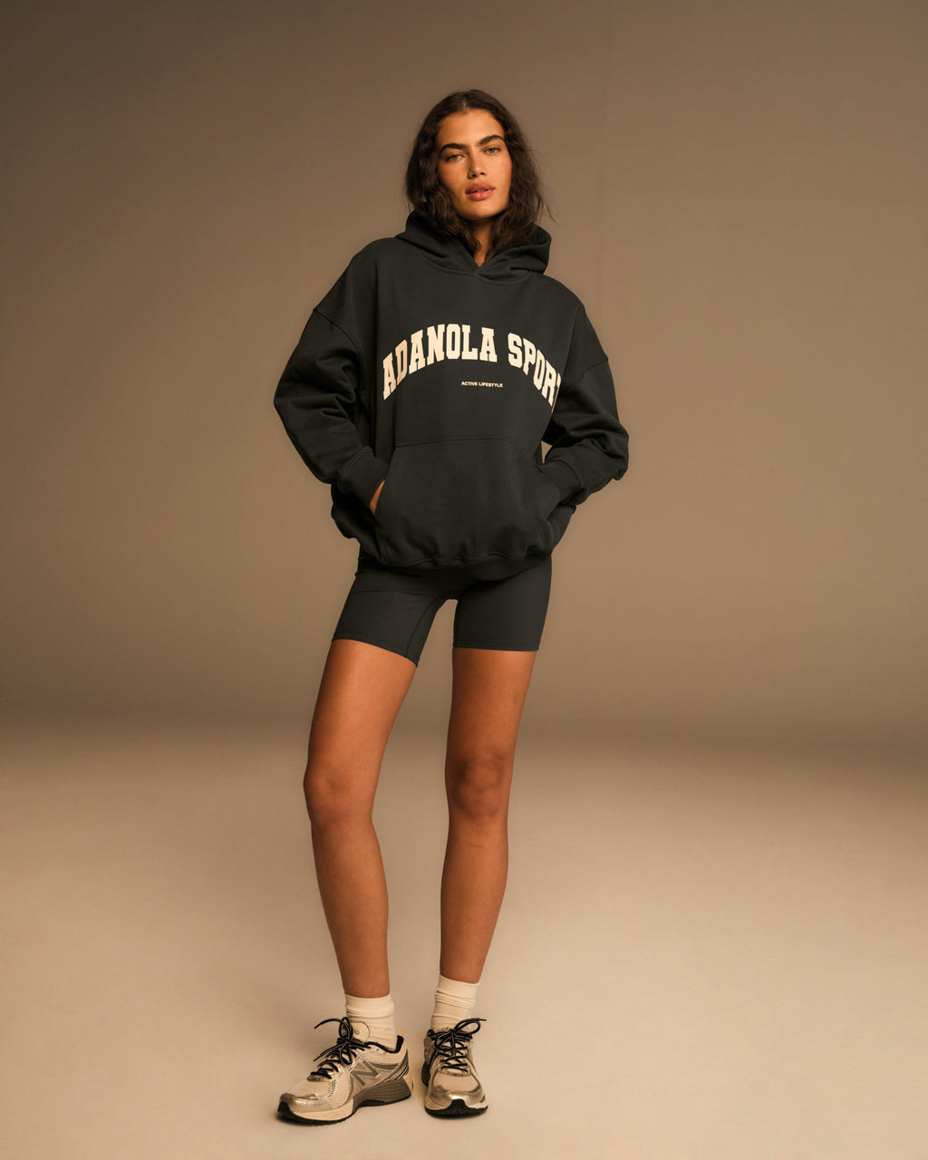 AS Oversized Hoodie - Graphite Grey/Marshmallow White