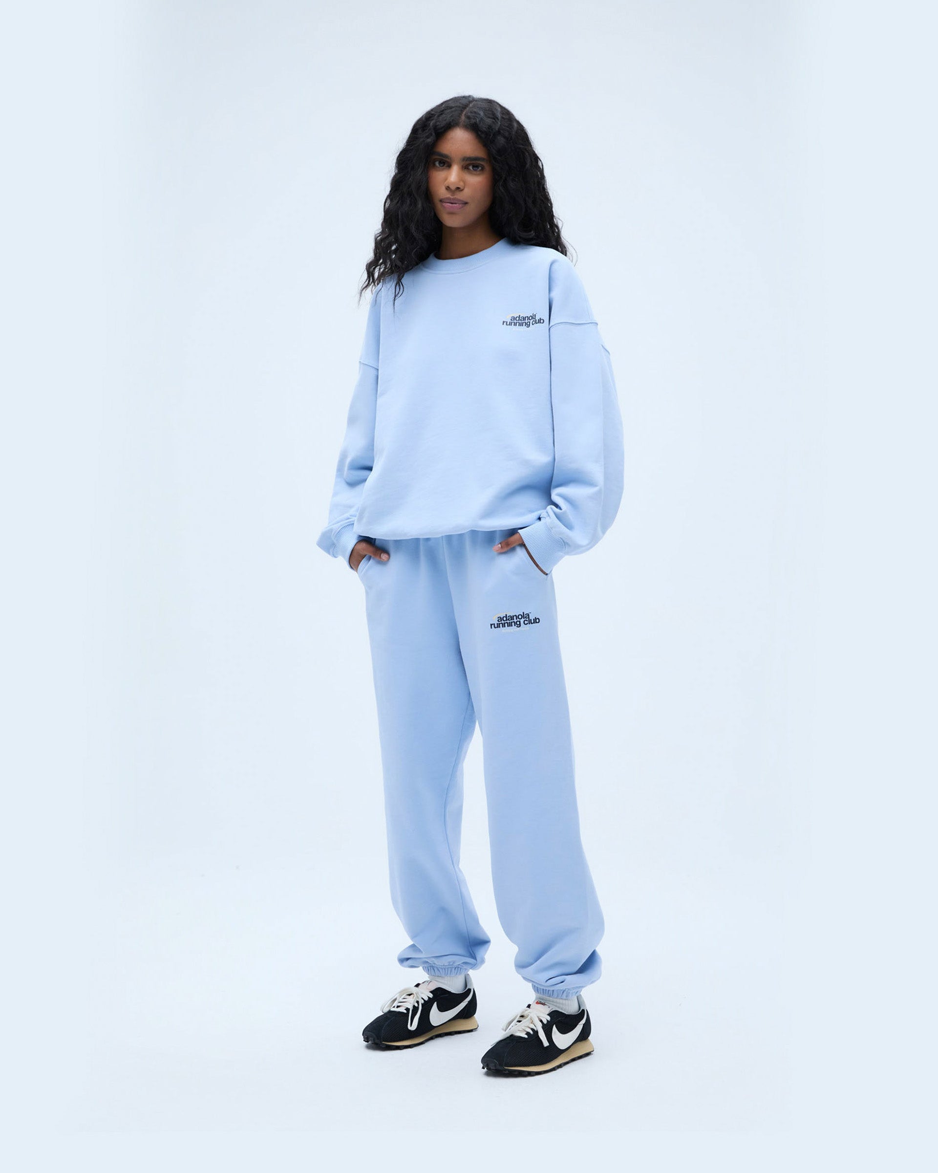 Adanola Running Oversized Sweatshirt - Powder Blue