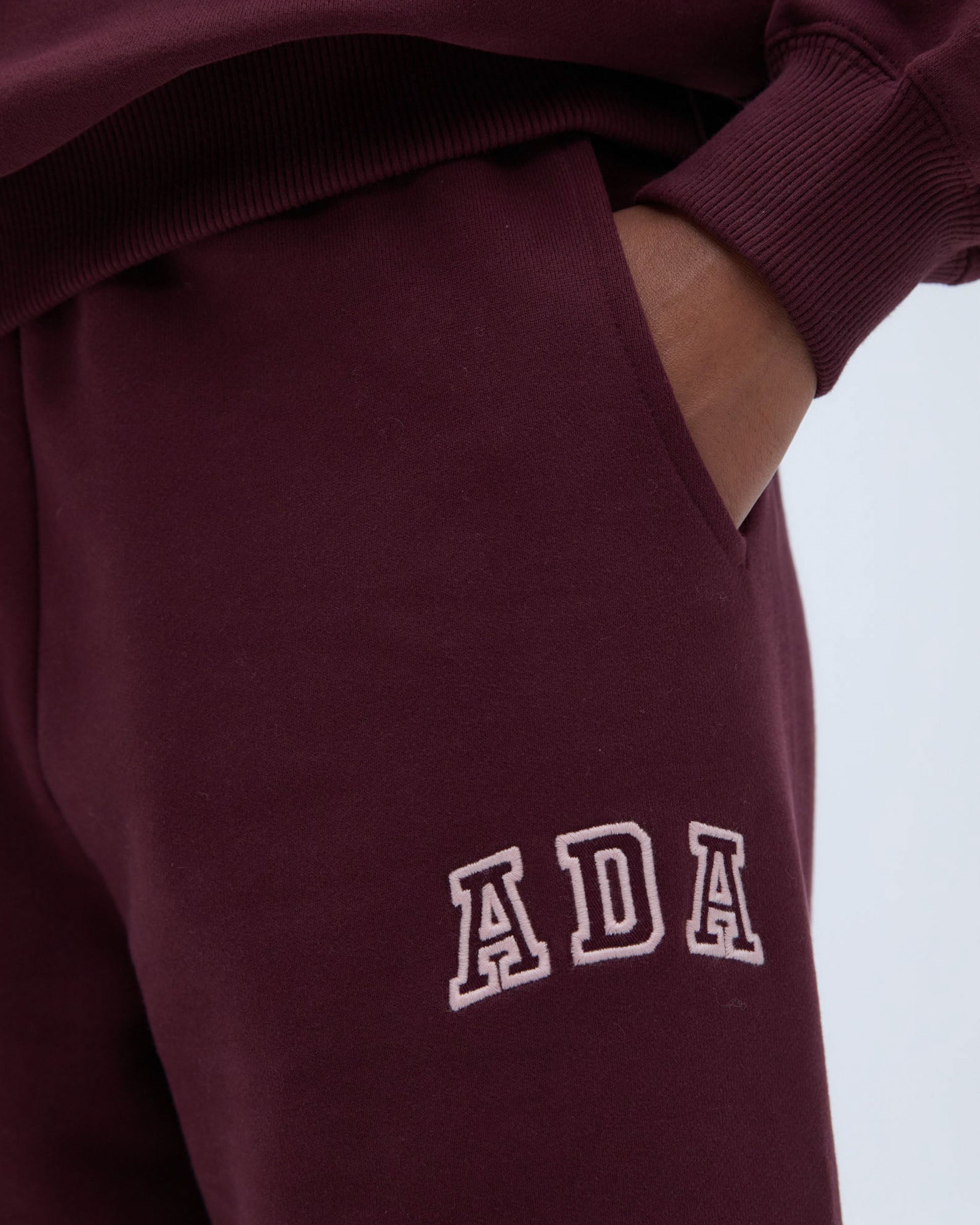 ADA Sweatpants - Burgundy