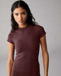Ultimate Short Sleeve Top - Burgundy